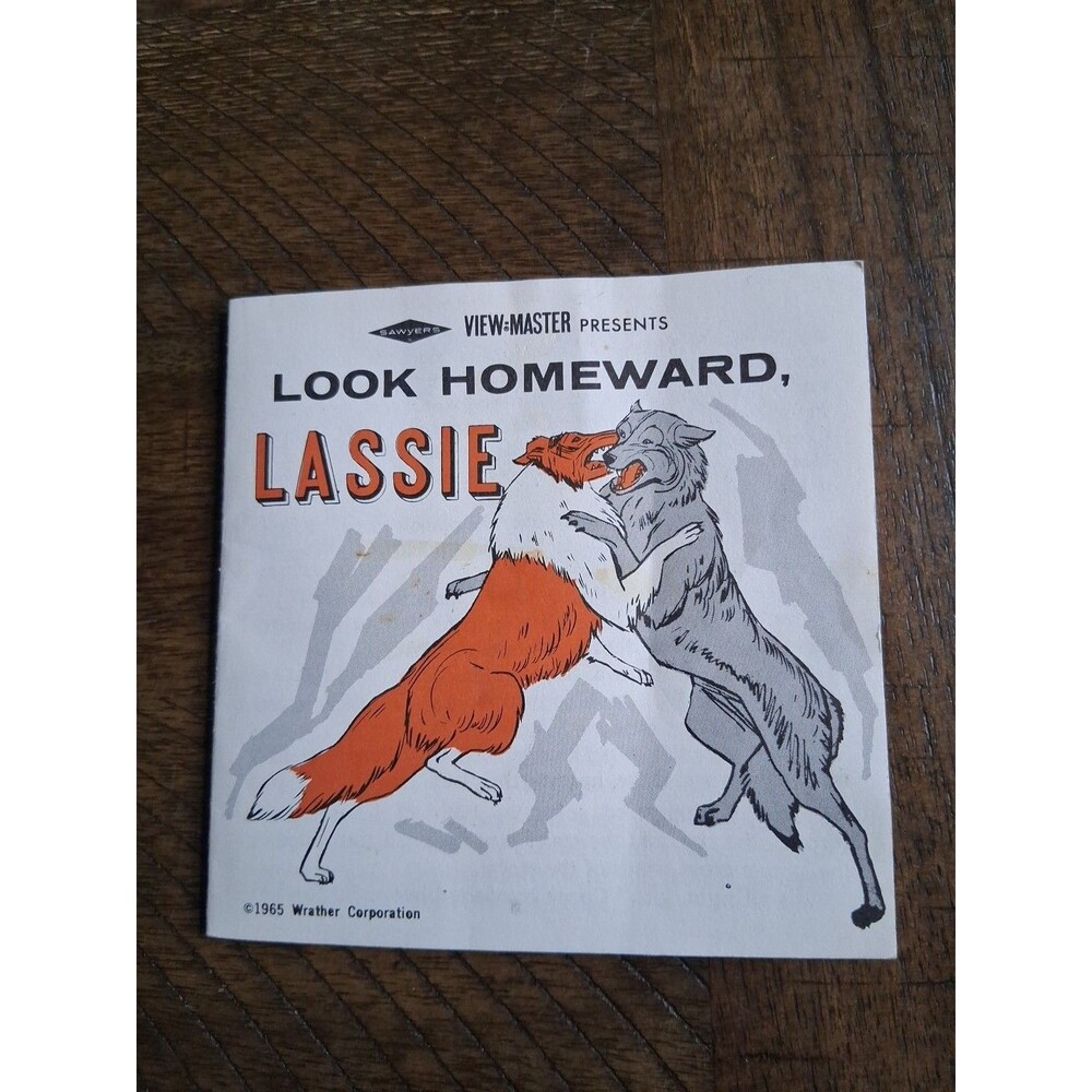 Vintage Lassie TV Series View-Master GAF "Look Homeward"